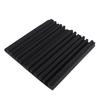 6Pcs Irregular Recording Studio Soundproof Foam Sound Insulation Absorption Deadening MaterialBlack