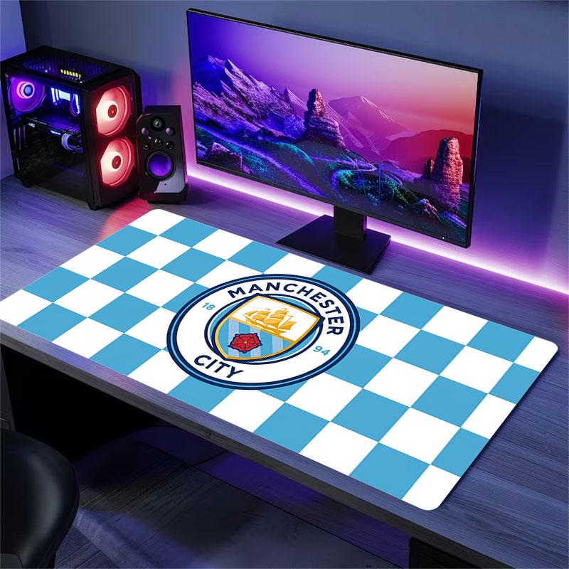 City Large Gaming Table Cushion Non-slip Laptop Tablet Big Mousepad XXL Mat Mini PC Playmat With Lock edge