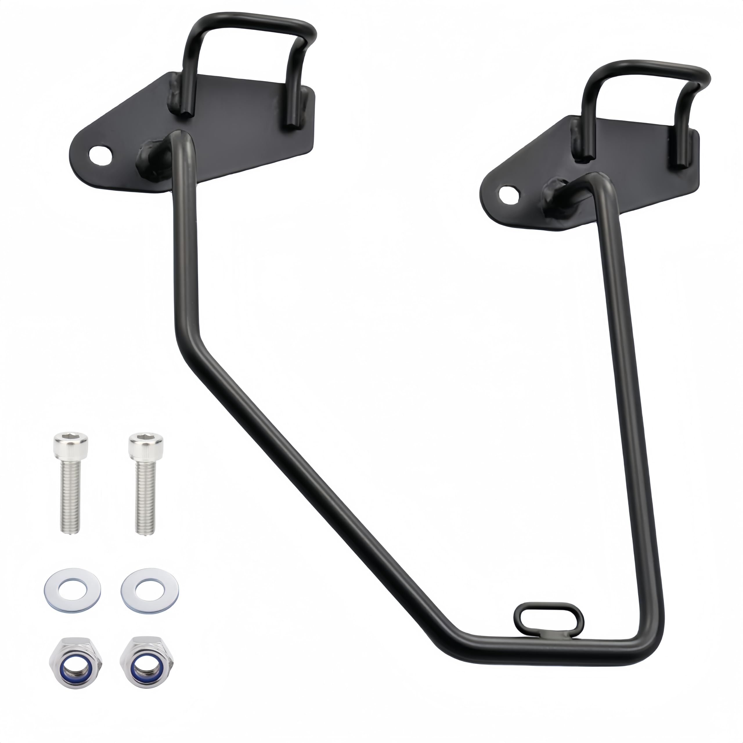 

hyo rumu Reble 250 500 Applicable Side Bag Support Motorcycle Saddle Bag Support Reble 250 500 2021 2022 Left High Strength Iron Black Easy