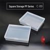 Poker Kartları İçin Kare Şeffaf Plastik PP Kutu - Özelleştirilebilir Saklama Kutusu