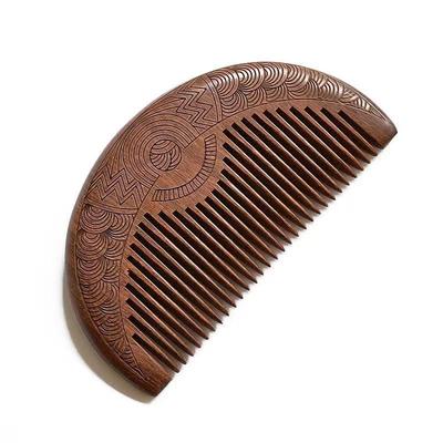 Golden Silk Sandalwood Scalp Massage Comb