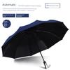 Fully Automatic Business Umbrella, 70% off Foldable, Large Double Umbrella with Ten Ribs, Windproof, Dual-Purpose for Sun and Rain, Suitable for