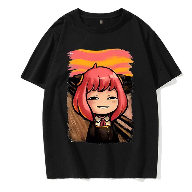 Eden Academy Japanese Anime SPY × FAMILY T-Shirt Cotton Graphic Tee Unisex Unisex Summer Streetwear