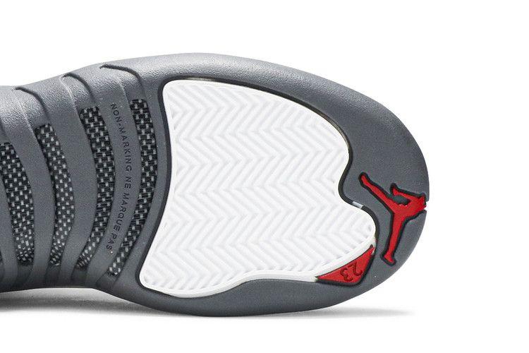 Kids' Sneakers Jordan 12 Retro White Dark Grey (GS) White/Dark Grey-Gym Red