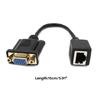 15cm/5.9in VGA To RJ45 Ethernet Port Converters Cable Wire Transmit VGA Signal