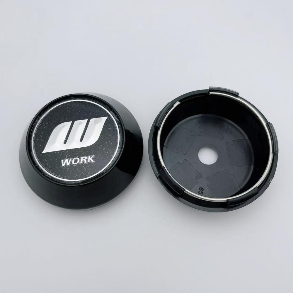4pcs W Work Logo Emblem Car Wheel Center Caps 60mm 64mm 65mm 68mm 69mm Wheels Rim Hubcaps High Cover Replace Styling Accessories