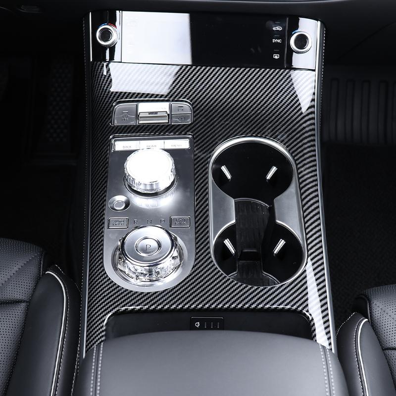 For Genesis GV70 2025 Left-Hand Drive ABS Central Console Gear Shift Panel Frame Trim Cover Car Accessories