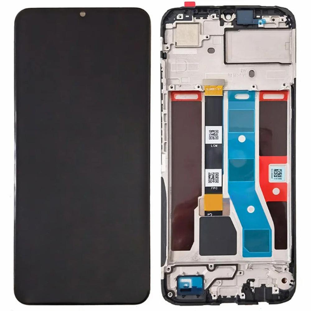 

For Realme Note 50 4G Grade S LCD Screen and Digitizer Assembly+Frame Part (Without Logo) As Shown A