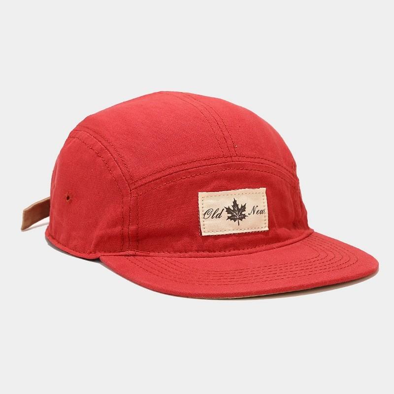 Vintage Street Style Baseball Cap With Extended Brim For Men And Women красный