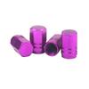 4Pcs Aluminum Tire Valve Caps Car Rim Plugs Tire Valve Cover Valve Stem Nipple Caps Motorcycle Car Wheel Plugs