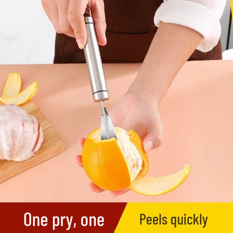 Fruit Peeler & Divider: Safe Orange and Pomelo Knife