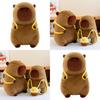 Capybara Animal Plush Toy Cushion With Bee Backpack For Kids Gift