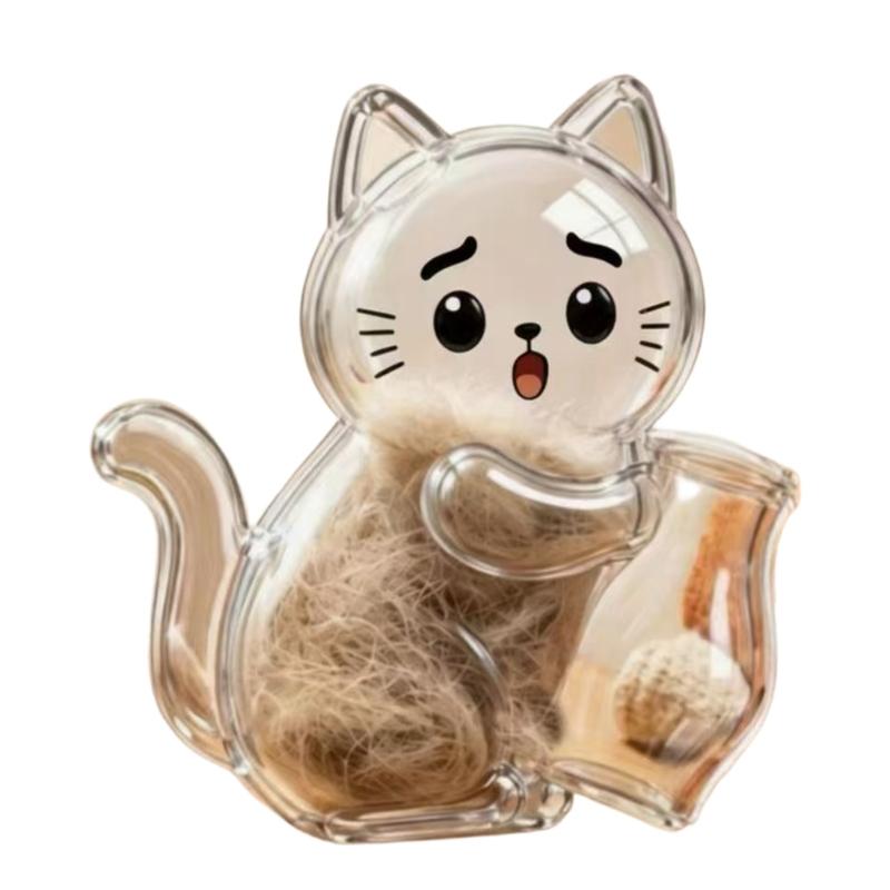 Cats Vase for Keepsakes,Pet Hair,Flower Decorative Refrigerator Magnet Home Decors Cats Whiskers Holders Fridge Magnet