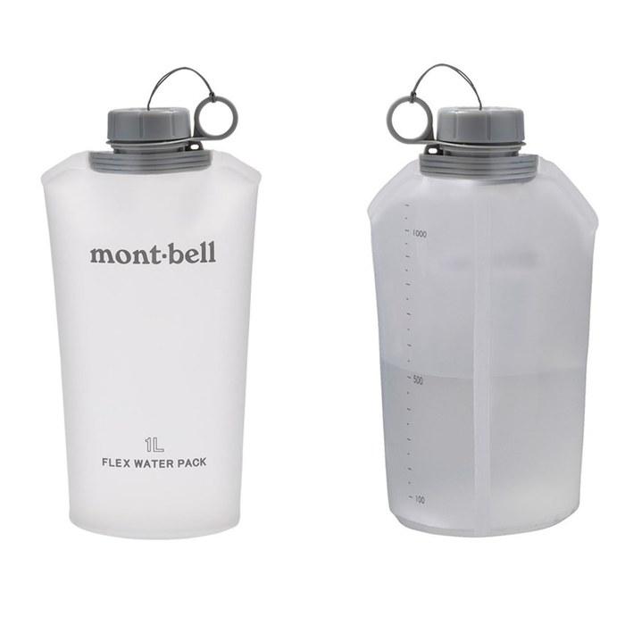 Montbell Flex Water Pack 1.0L 1.5L 2L #1134185 #1134186 #1134187 (1.0L) Transparent 1000 ml