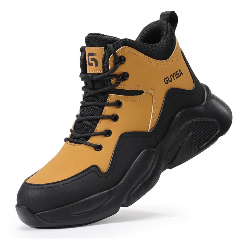 

Latest Waterproof Men Work Safety Shoes Sneakers Anti-impact Construction Labor Protection Boots Indestructible Footwear 39