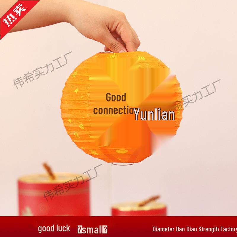 Year of the Horse New Year Decorations: Small Red Lantern String with 'Fu' Characters, Perfect for Spring Festival and Shopping Mall Scenes.