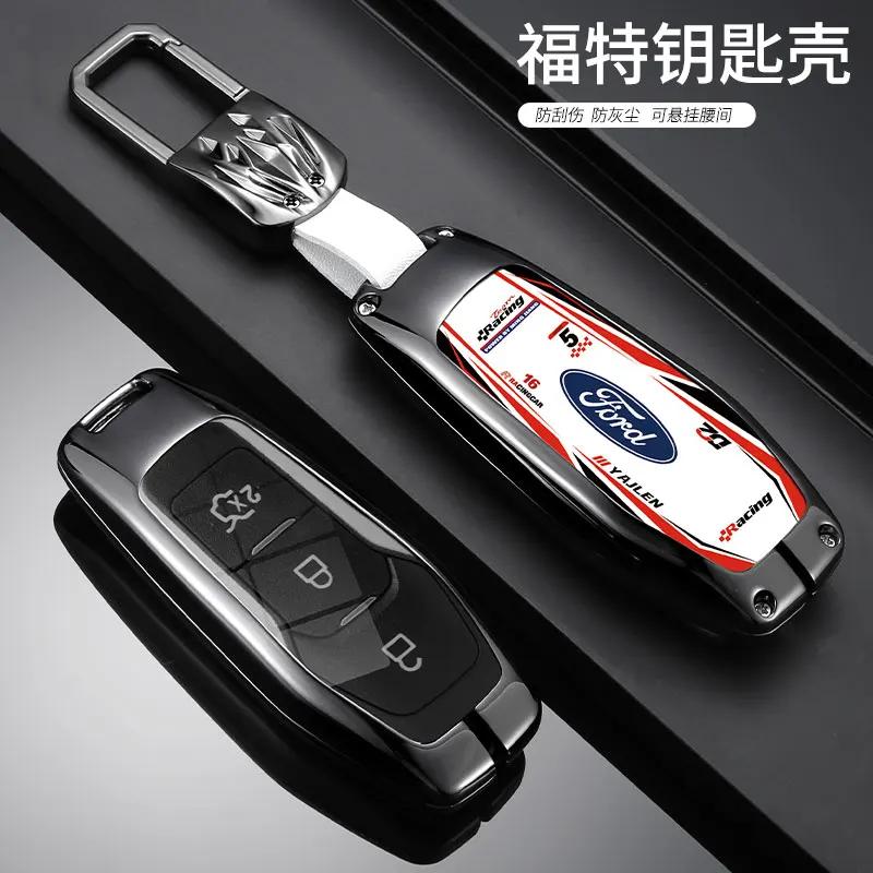 Nová samolepka na auto 2026 2025 Horký kryt pouzdra na klíče od auta Skořepina Závodní designové doplňky Pro Ford Fusion Mondeo Mustang F-150 Expl