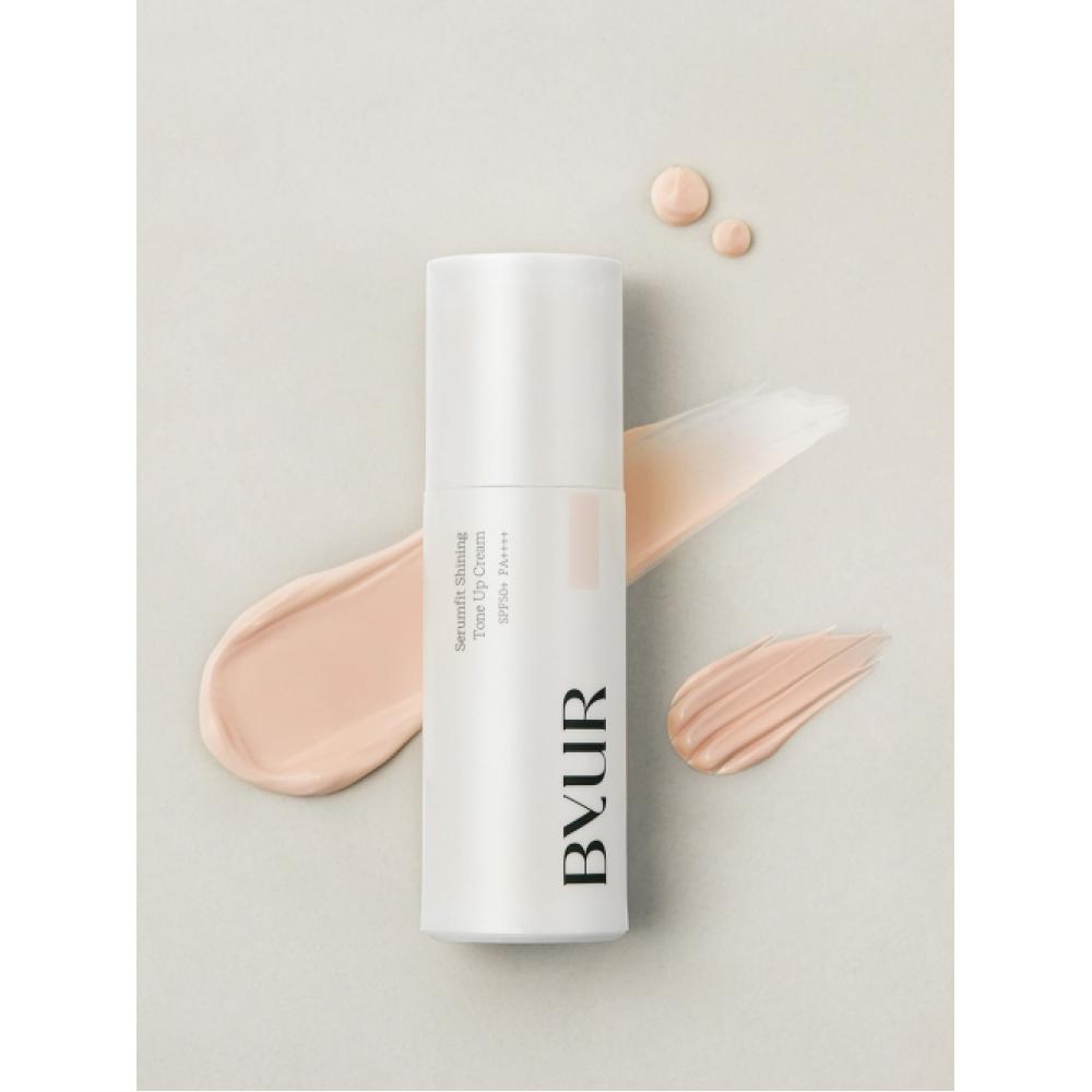Byur [radiance Tone Up] Serum Fit Shining Tone Up Cream V1  Pink Beige Lavender 