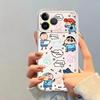 Soft Phone Cover Case for iPhone 17 Pro Max 12 Mini 16 11 XS Max XR 15 Air 7 8 14 Plus 13 Pro Crayon Shin Chan Cartoon