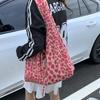 Lazy Style Underarm Bag Tote Bag Polka Dot Printed Double Bread