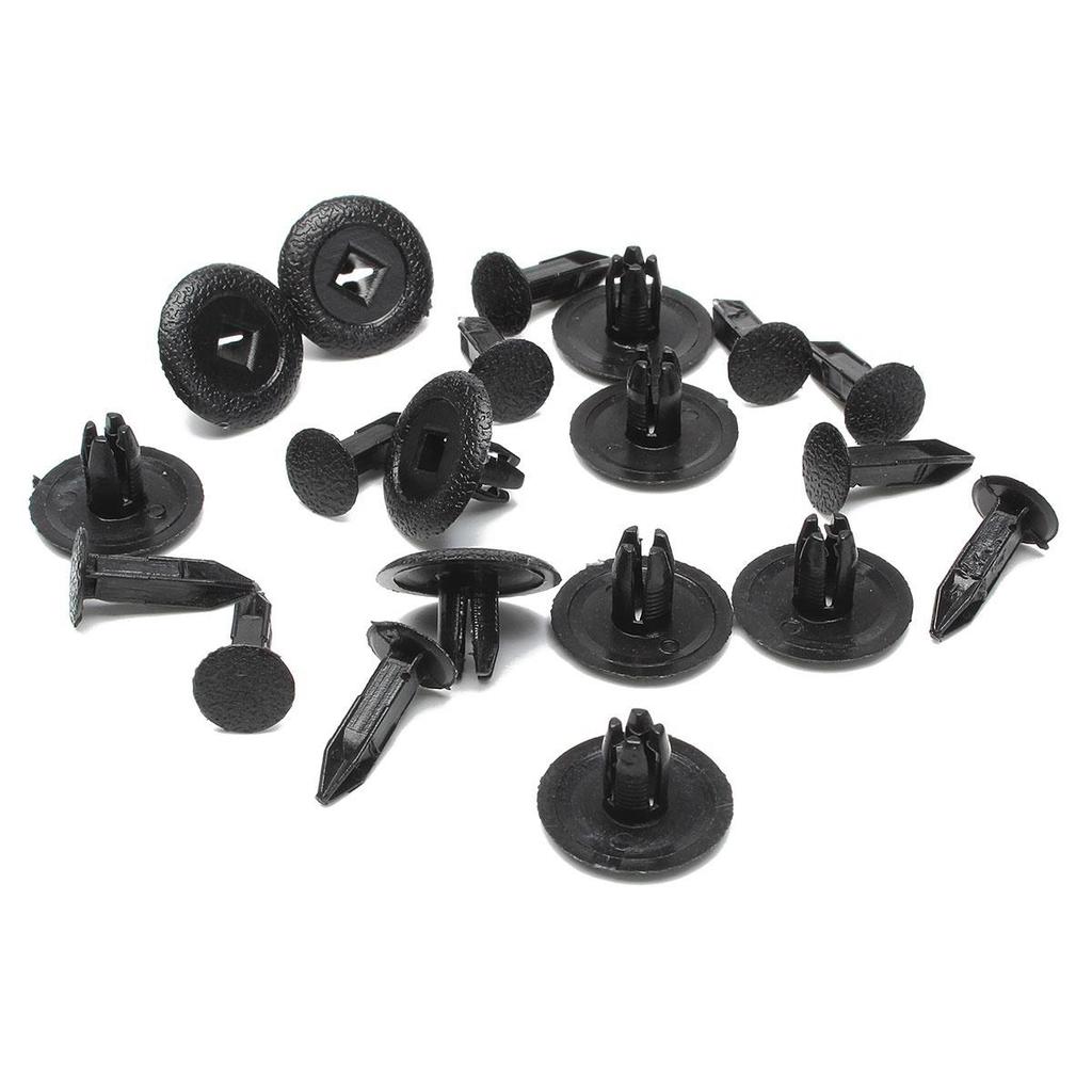 Fascias /& Covers Dark Grey Plastic 10x Trim Clips For Mazda 6mm Interior Panels