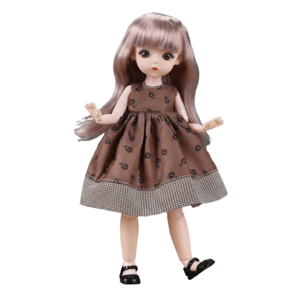 

Красивое платье для кук, сменная одежда, с обувью, платье принцессы, наряды для BJD кукол, игрушка для девочки, подарок Style 11