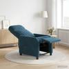Massage Recliner Blue Velvet (V)