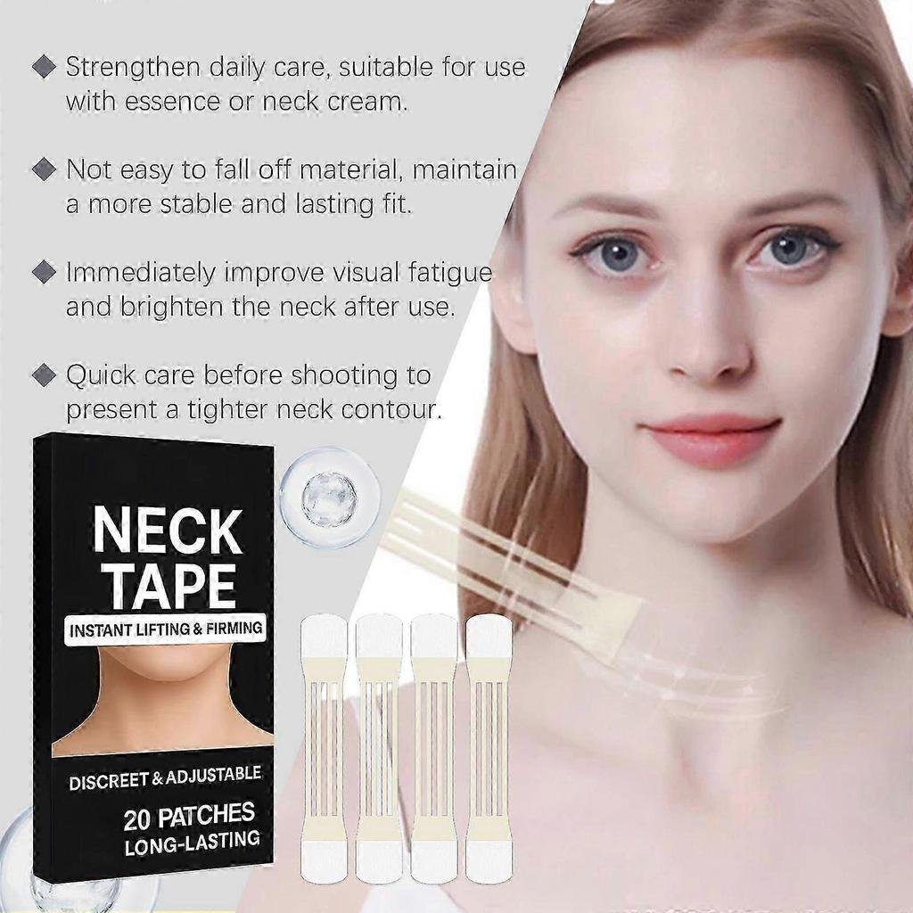 Limited time!!Amz Neck Care Patch Gently Reduces Fine Lines On The Neck, Makes The Skin Smooth And Firm, And Highlights The Neck Lines