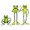 Frog Figurines Garden Living Room Decor – Mini Statue Cute Sculpture Home Ornament for
