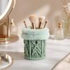 Cotton Rope Weaving Storage Basket Boho Style Hollow Out Desk Organizer Leaf Creative Storage Case Bedside Table