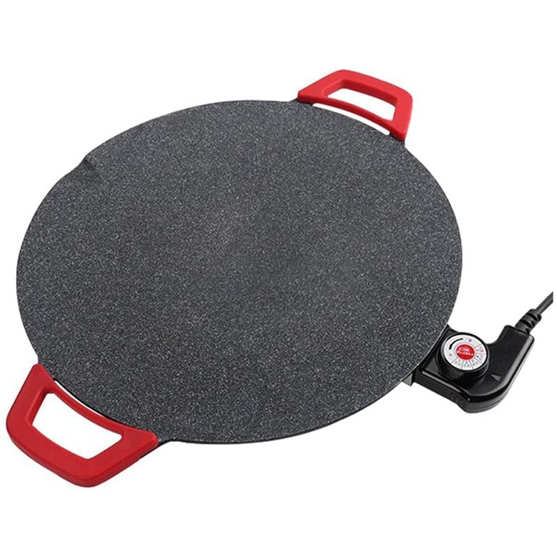 A44Z - Elektrische Grillplatte - Rauchloser Elektrischer BBQ-Grill Backbleche, Antihaftbeschichtete Kochplatte Pfanne Pfannkuchenmacher