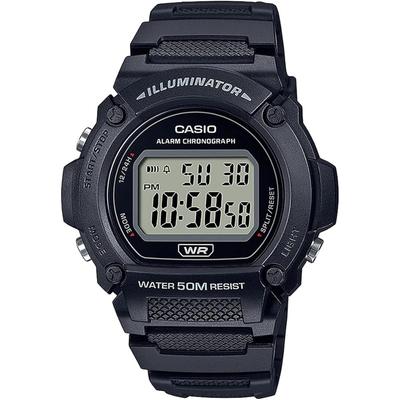 (Casio) Watch Digital Black W-219H-1AVEF Mens
