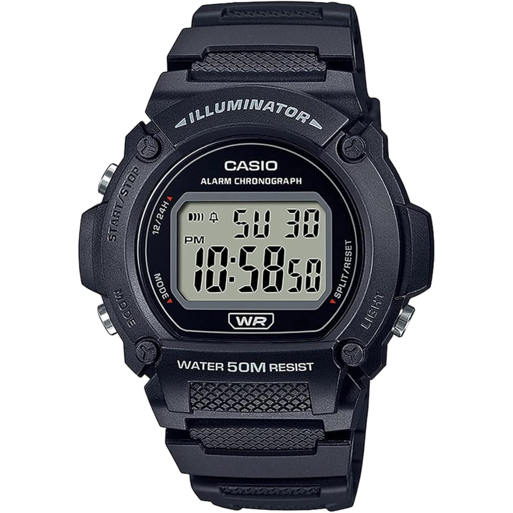 

CASIO (Casio) Watch Digital Black W-219H-1AVEF Mens
