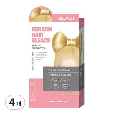 Keratin-Haarbleichmittel, Entfärber, 80 g, 4 Packungen