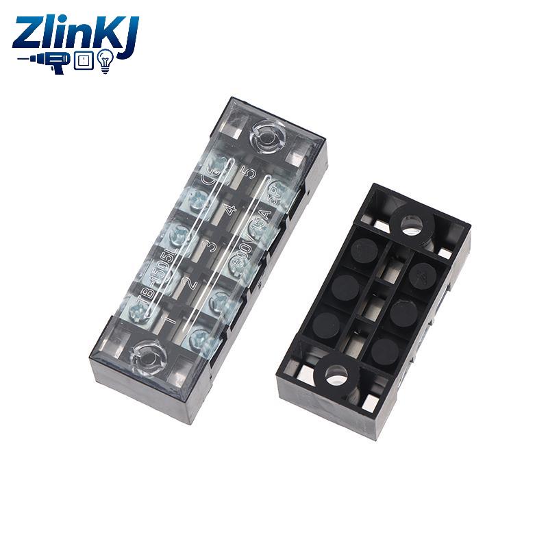 Advanced 15A 600V Dual Row Terminal Block for Professional-Looking and Durable Electrical Systems