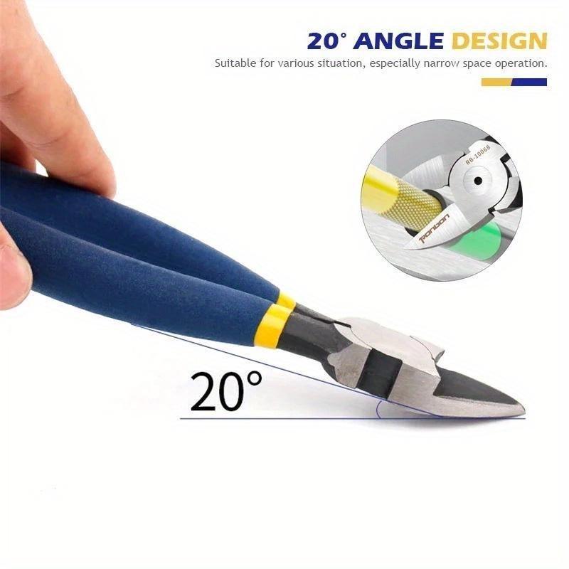 Diagonal Cutting Pliers 5/6 Inch Wire Stripping Tool Side Cutter Cable Burrs Nipper Electricians DIY Repair Hand Tools