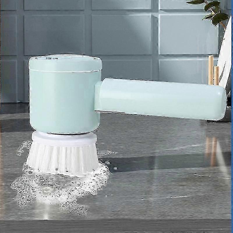 Electric Cleaning Brush Bathroom Wash Brush Kitchen Cleaning Tool Usb Handheld Brush Electric Brush Less