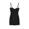Sexy trägerloses rückenfreies Sommer-Bodycon-Kleid für zierliche Frauen