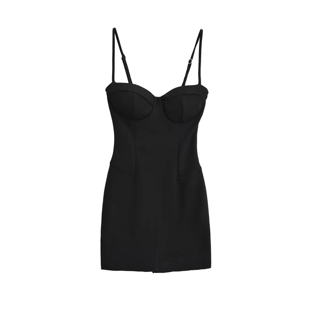 Sexy trägerloses rückenfreies Sommer-Bodycon-Kleid für zierliche Frauen