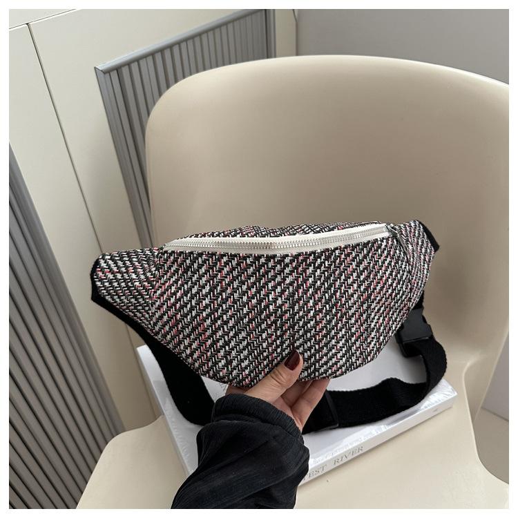 

Милая и легкая поясная сумка-мессенджер, японская, свежая и простая, универсальная, маленькая женская сумка Mori girl, нагрудная сумка чёрный