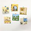 Korean Cute Bear Diary Decoration: INS Style Postcard & Wall Sticker Set