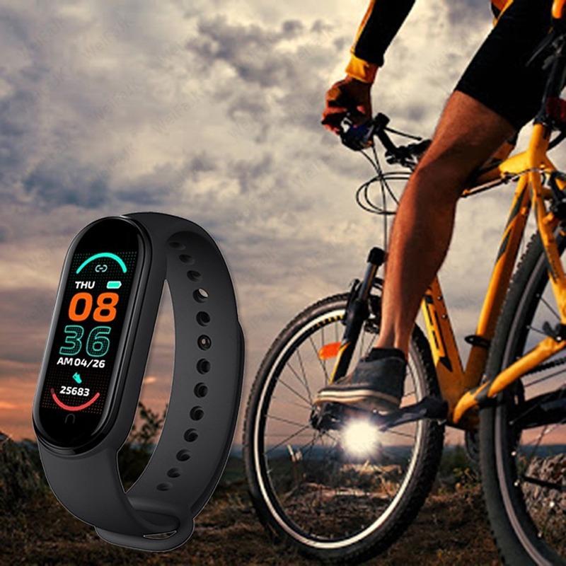 NUEVO M6 Sport Smart Watch Men Watch Wristband Fitness Tracker Women  Smartwatch Play Music Bracelet Smartband para Android iOS comprar a buen  precio — entrega gratuita, reseñas reales con fotos — Joom