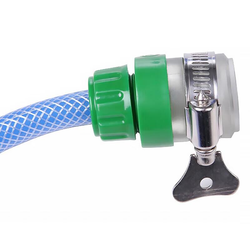 Ma Shi Fu 4-Point Universal Soft Plastic Water Hose & Faucet Connectors (5-Pack)
