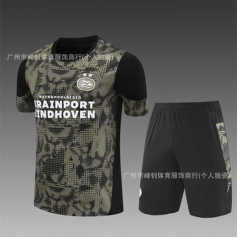 2526 Football Training Clothes Children's Suit Eindhoven Short-sleeved Shirt Club Same Style