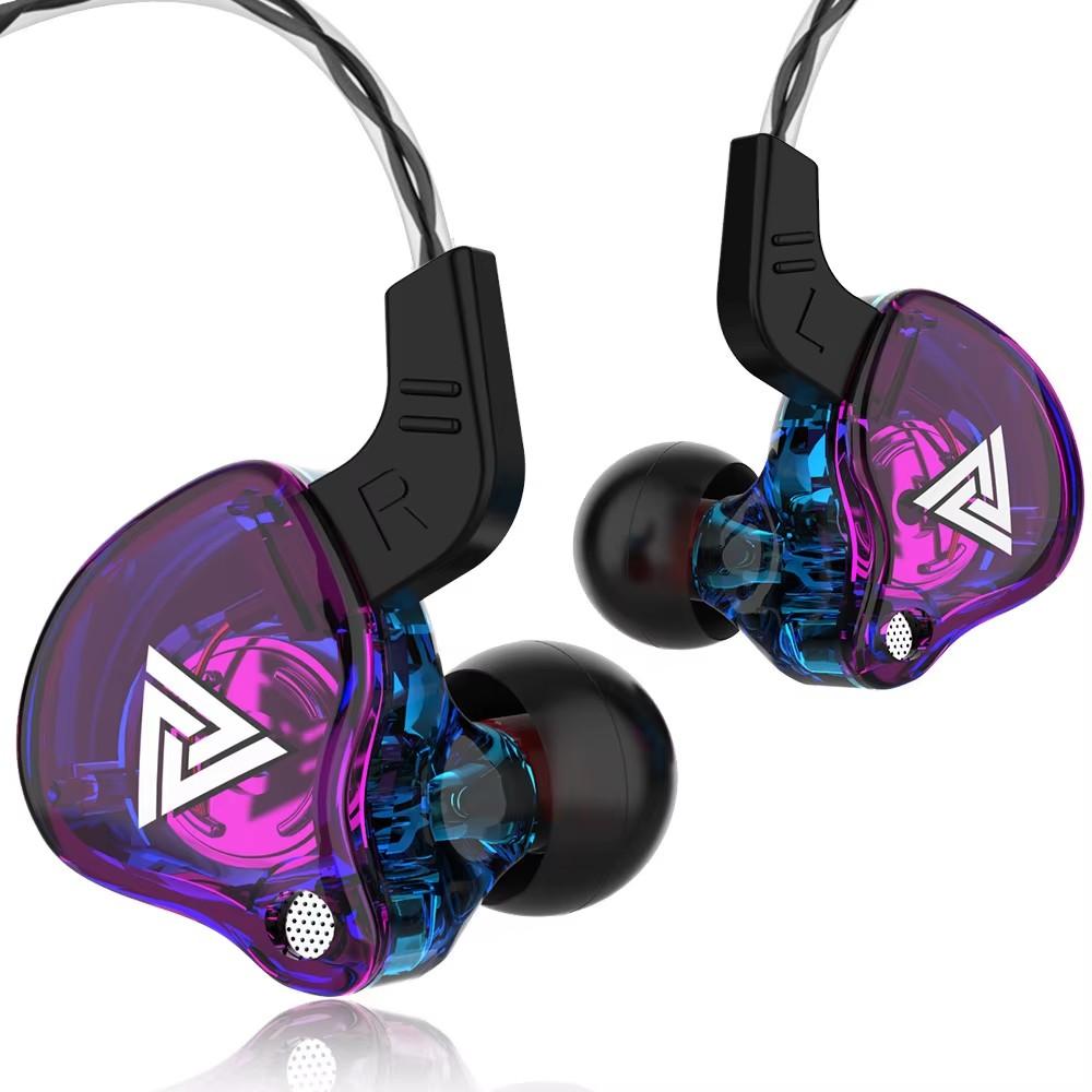 Hot Selling AK6 Wired Earphone Interface Plastic Shell Wired Music In-Ear Headphones
