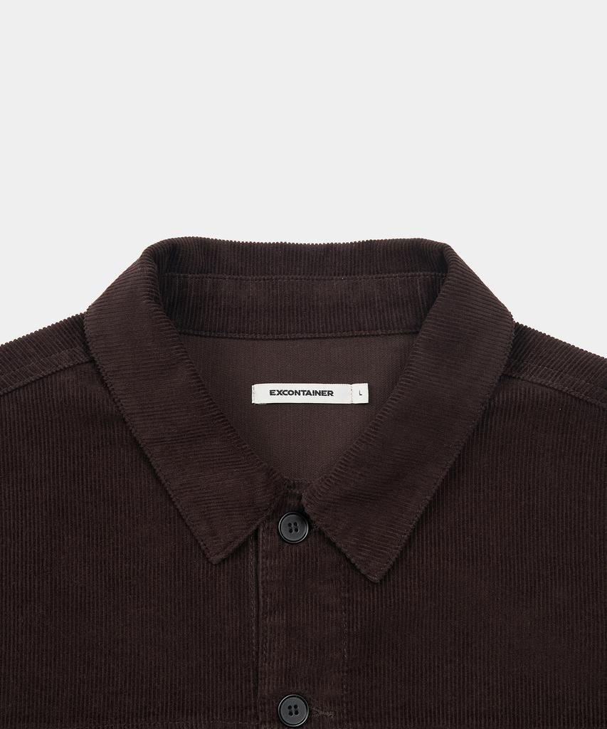 Excontainer Corduroy Trucker Jacket (Brown)