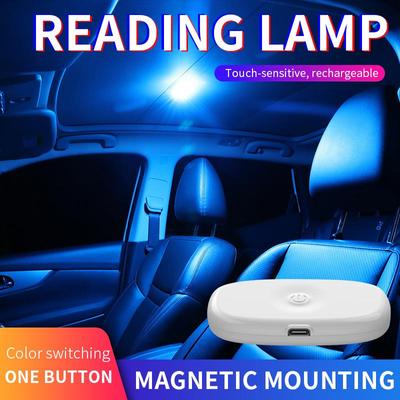 2023 LED Auto Lesen Licht Kofferraum Decke Stamm Licht Decke Licht USB Aufladbare Signal Lampe Auto Zubehör