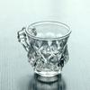 140ml Creative Glass Coffee Tea Mug Drinks Dessert Breakfast Milk Cup Juice Glass Mugs Handle Drinkware Transparent Glass Cup