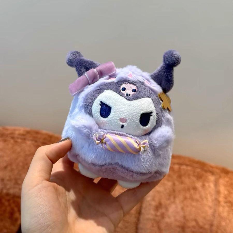 Cartoon Halloween Ghost Candy Kuromi & My Melody Plush Pendant Gift 10cm