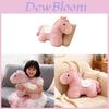 Handmade Pink Pony Plush Toy With Soft Short Plush For Kids Bedroom Decor And Gift